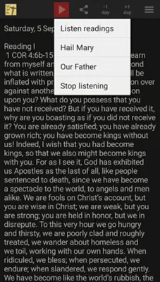 the Daily Gospel android App screenshot 1