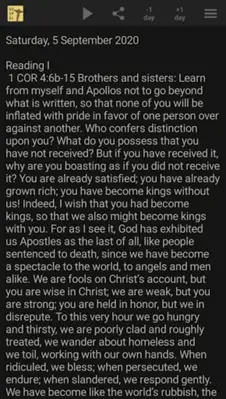 the Daily Gospel android App screenshot 2